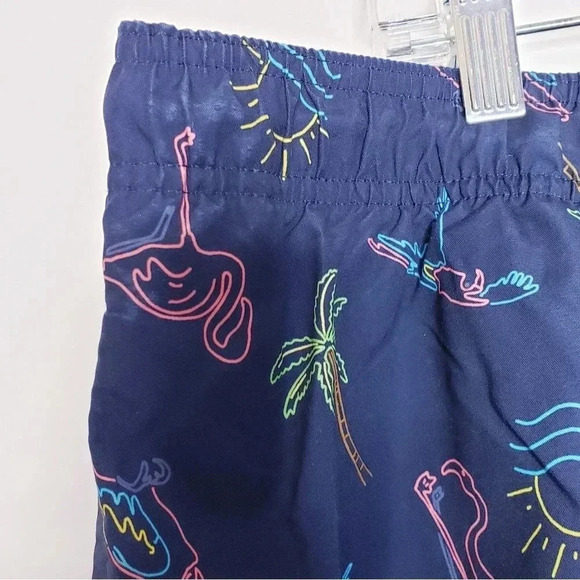 Arizona Jean Co Swim Trunk Flamingo Palm Print XXL - Picture 3 of 11